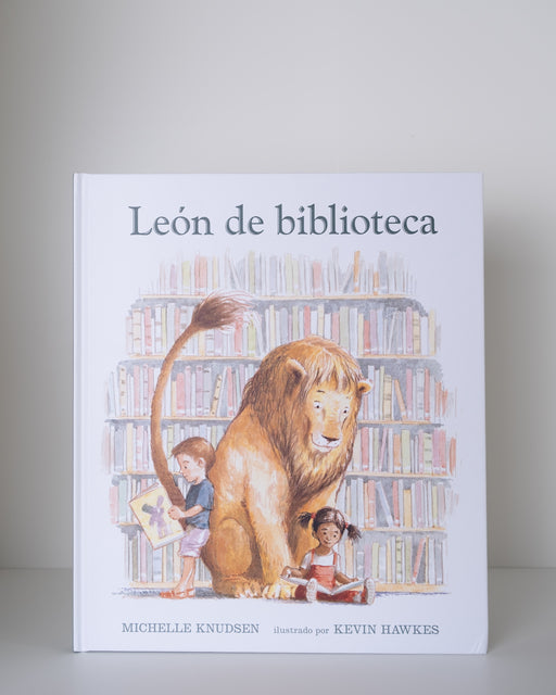 Portada de León de biblioteca